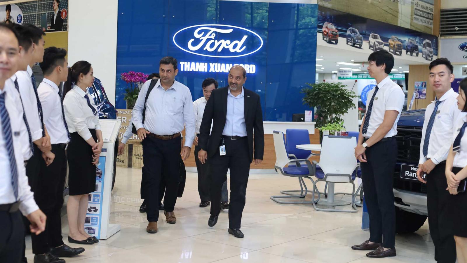Chào mừng Mr.Ruchik Shah – Tổng giám đốc Ford Việt Nam và phái đoàn tới thăm Thanh Xuân Ford