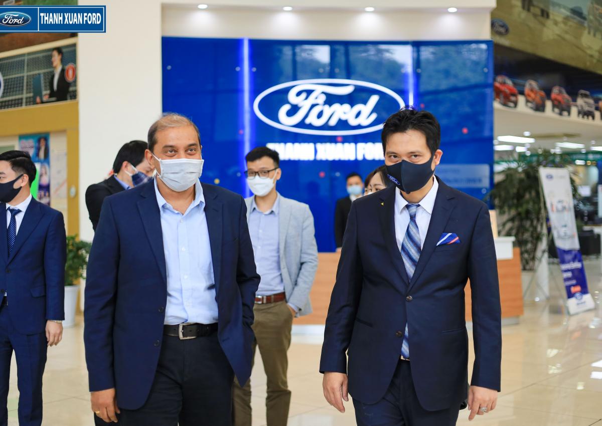 Chào mừng Phó tổng giám đốc Ford Việt Nam - Mr.Ruchik Shah và phái đoàn tới tham Thanh Xuân Ford