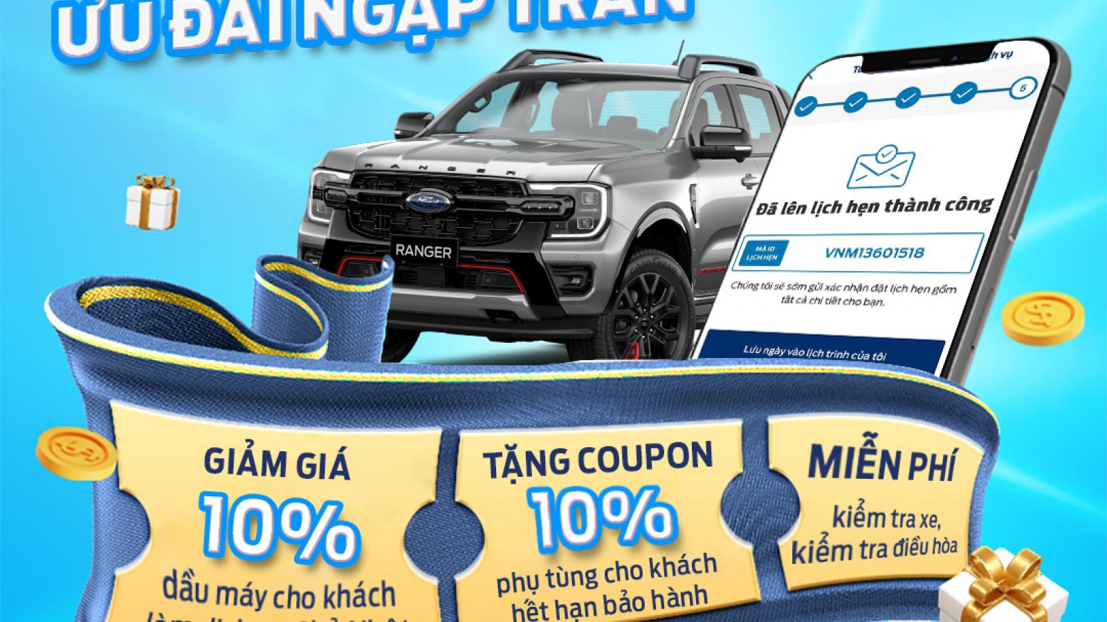 TƯNG BỪNG ƯU ĐÃI DỊCH VỤ NGÀY CHỦ NHẬT TẠI THANH XUÂN FORD