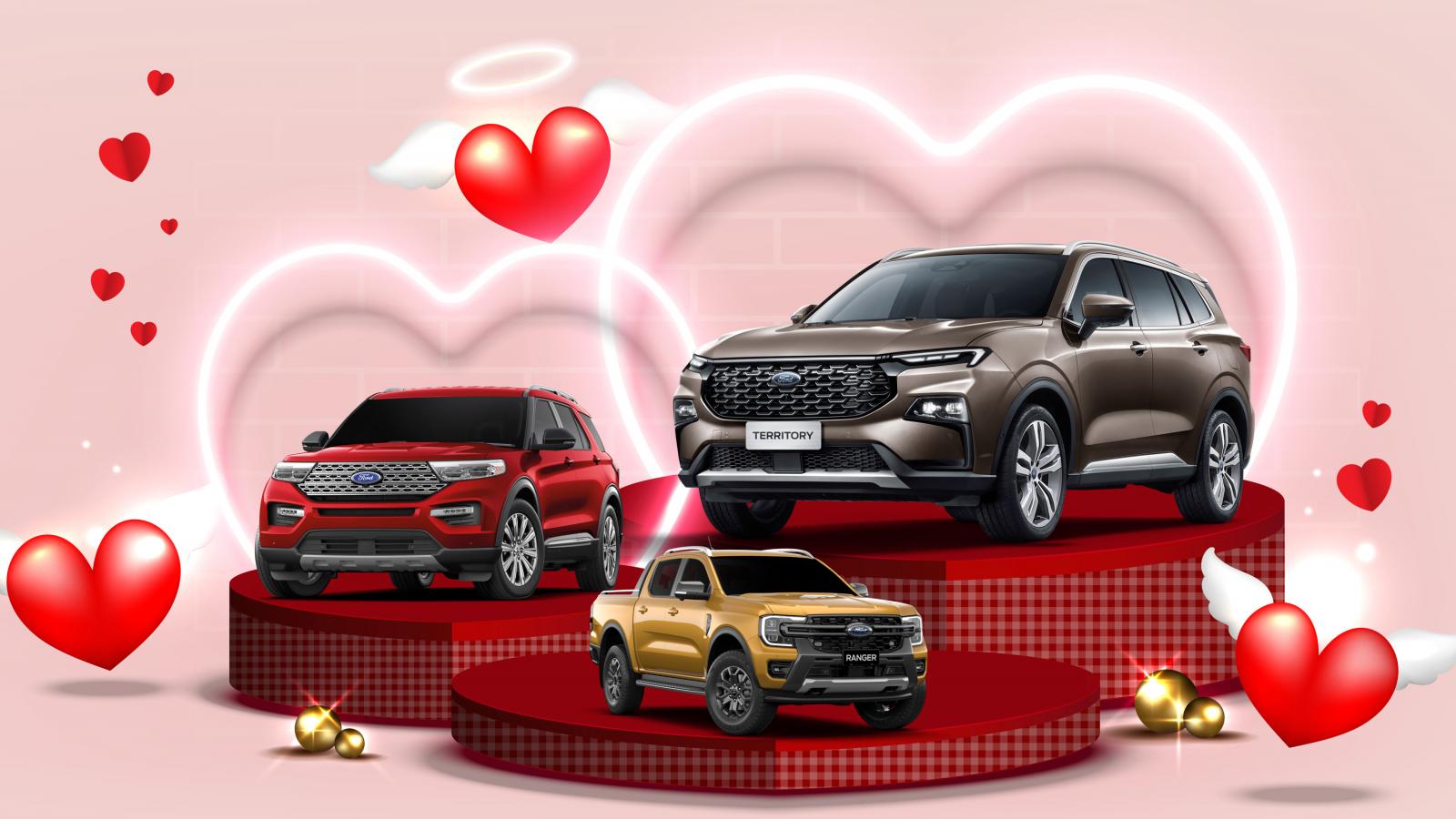 Xe Ford món quà Valentine chuẩn gu bạn trai